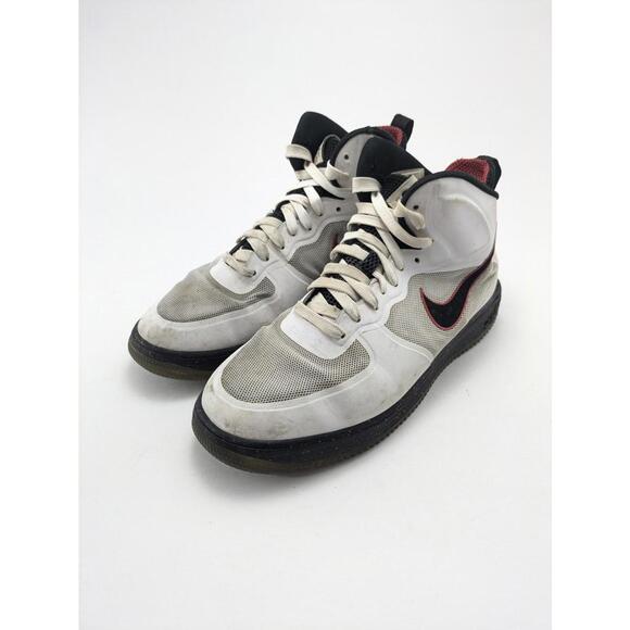 Vintage Mens Nike Air Lunar Force 1‎ White Red Dotted Shoes 580616-100 Size 9.5 main image 2